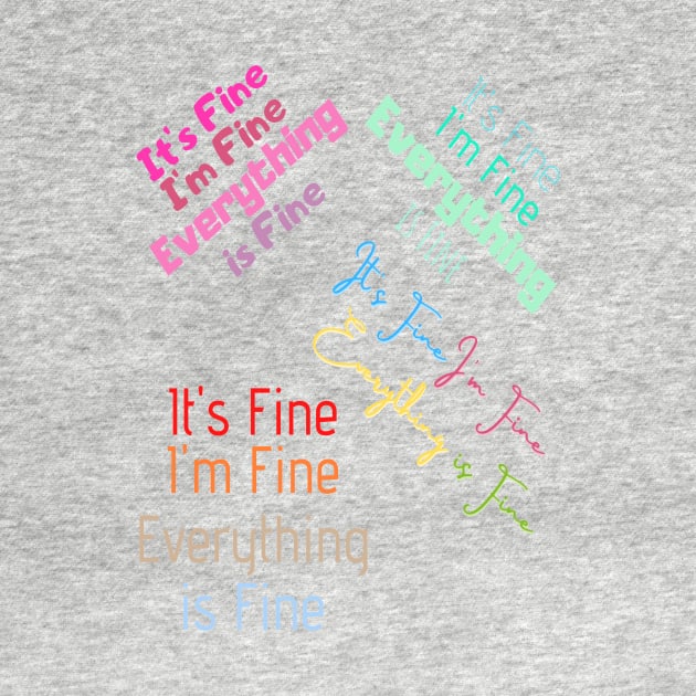 I'm fine it's fine everything is fine sticker pack by kickstart